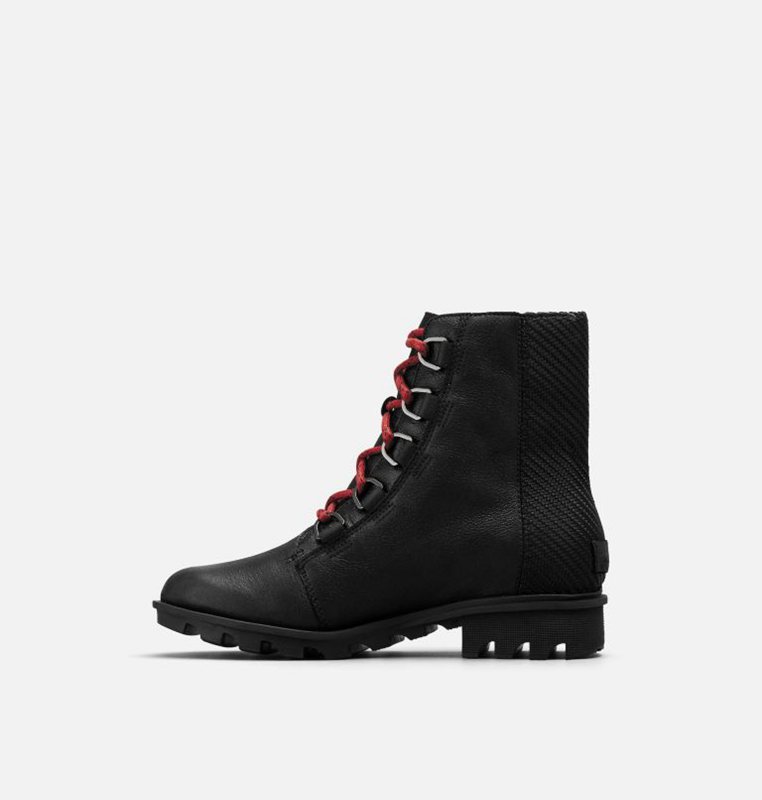 Sorel Phoenix™ Short Low - Womens Lace-Up Boots Black - 326105KZN